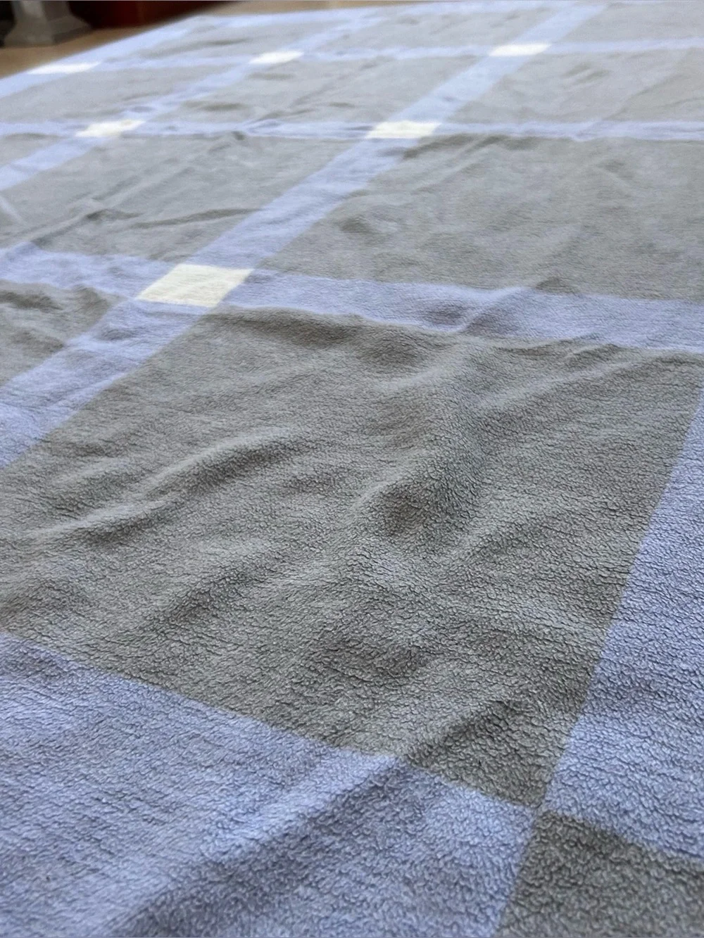 IBENA|Germany Modern Geometric Heavy Weight Velour Blanket MCM #0501266